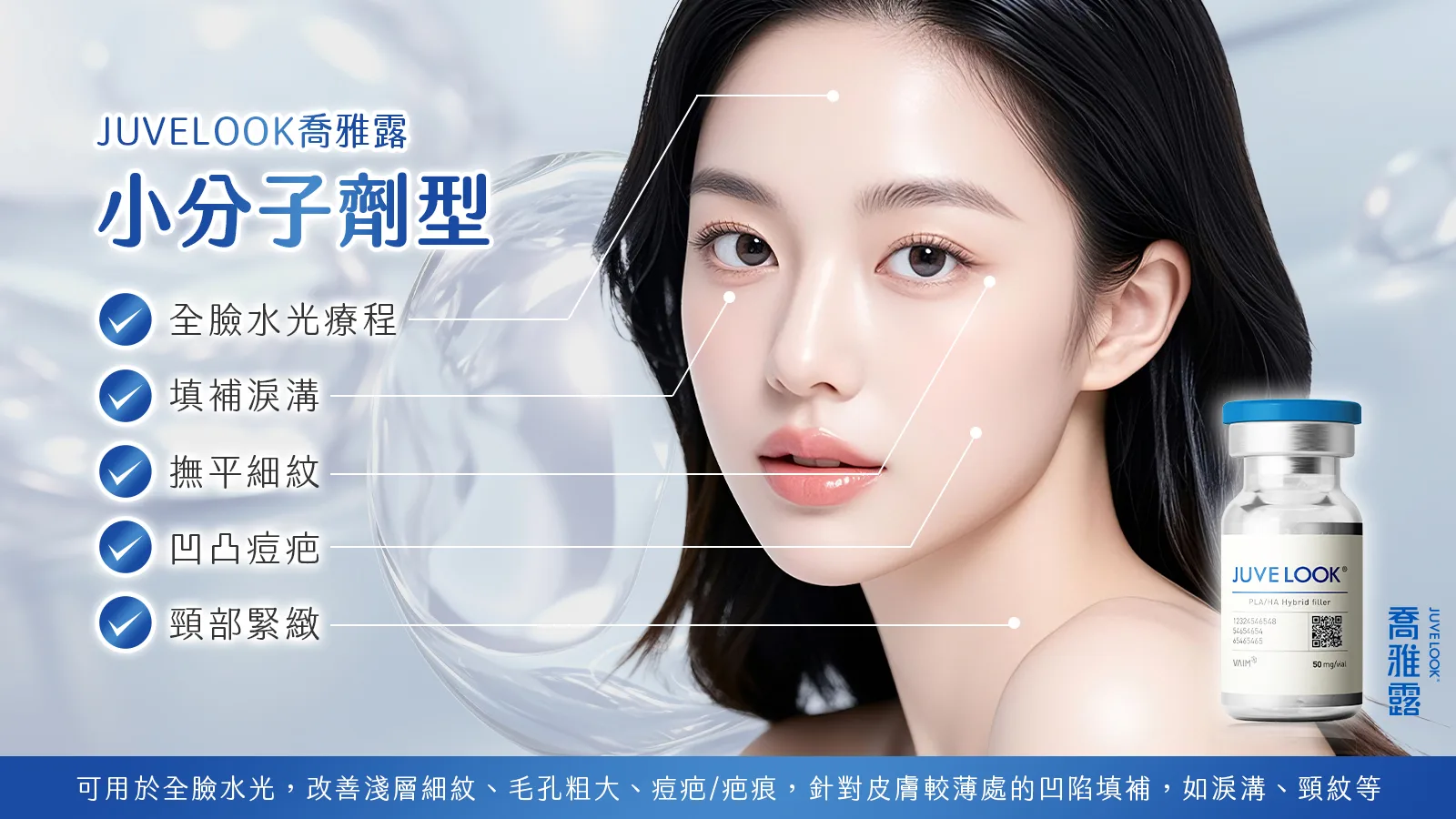 Juvelook 小分子適用部位